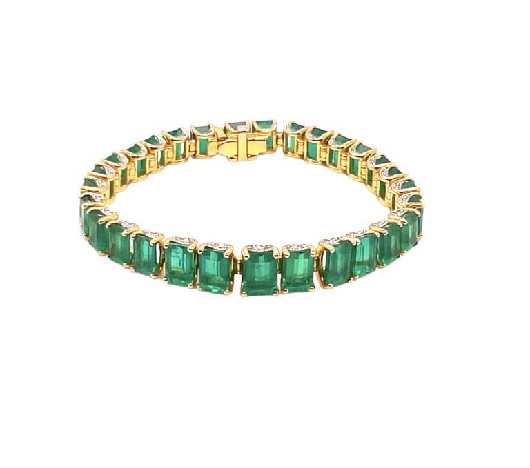 Emerald Bracelet Em Cut