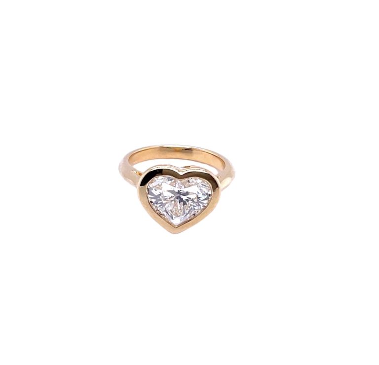 Heart Shape Diamond Ring Ma Su Pike