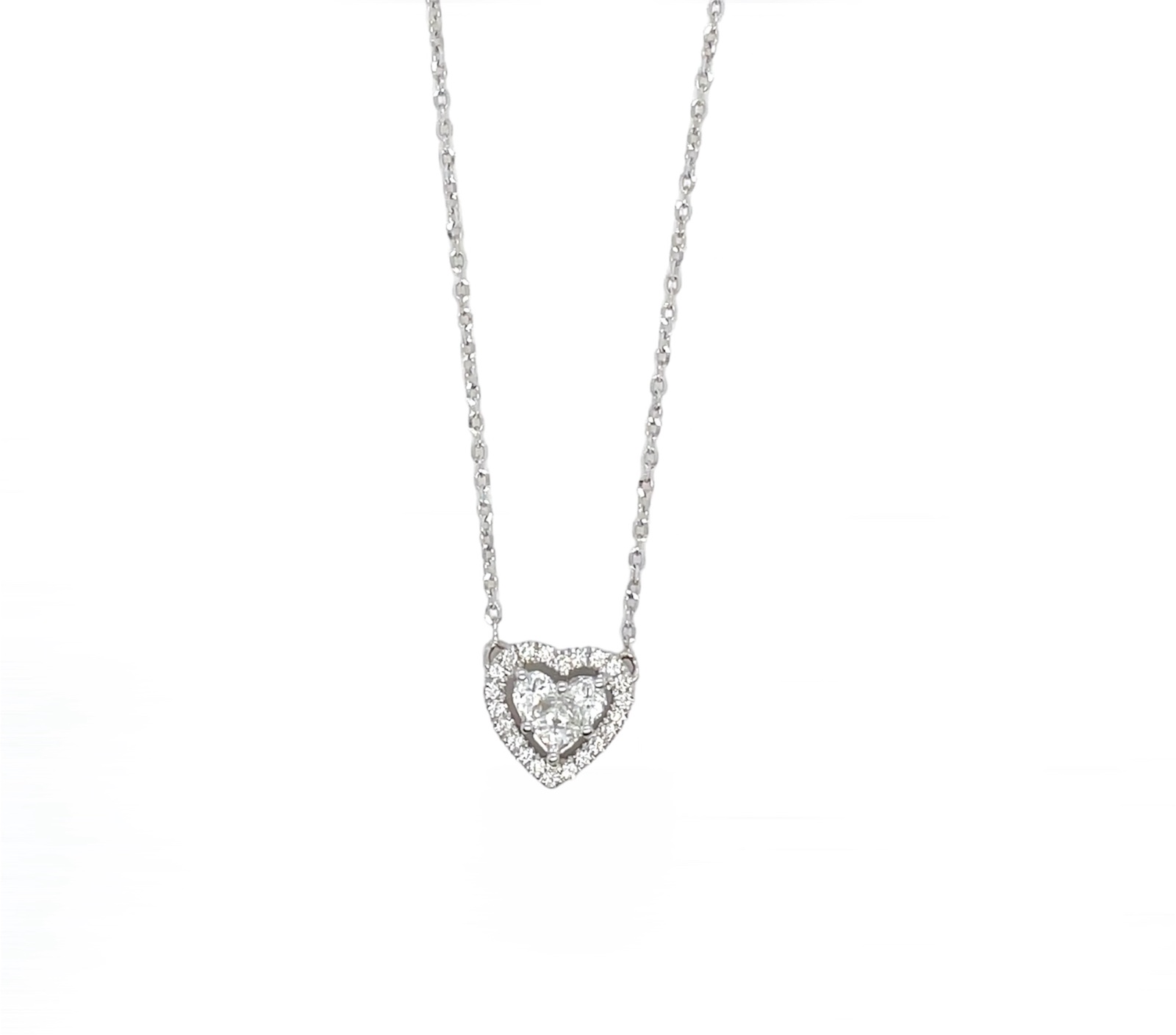 Heart Shape Diamond necklace 2024