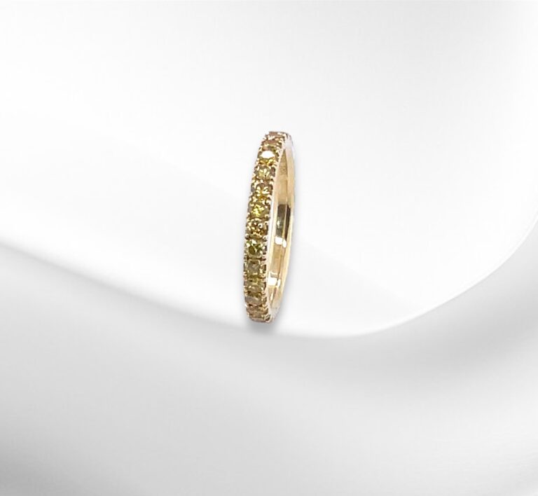 Yellow Diamond Eternity Ring