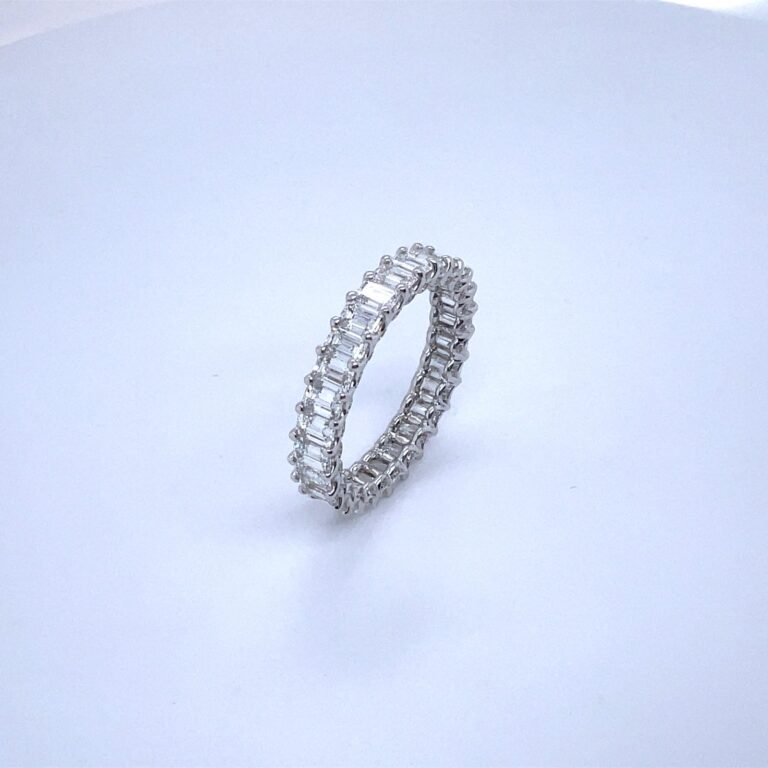 Emerald Cut Eternity Ring