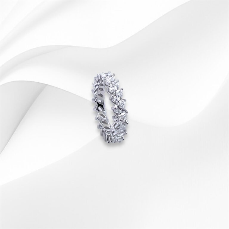 Diamond Pear shape Eternity Ring