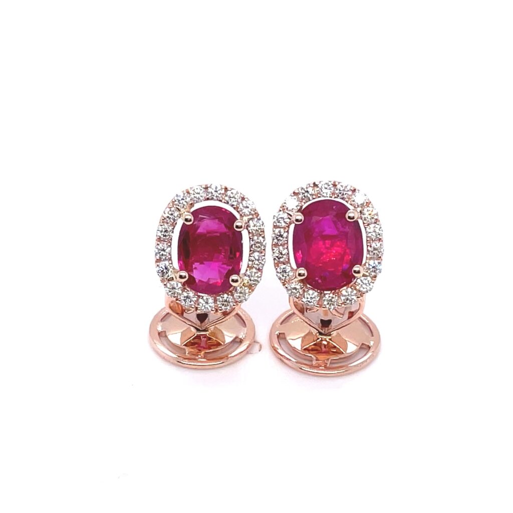 Ruby Earring